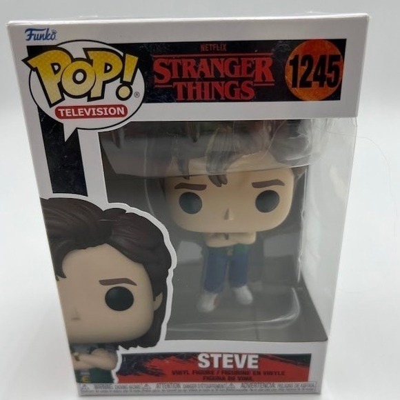Funko Pop Stranger Things Steve Harrington Vinyl Figure 1245 - Picture 3 of 7